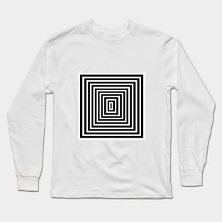 GEOMETRIC SQUARES Long Sleeve T-Shirt